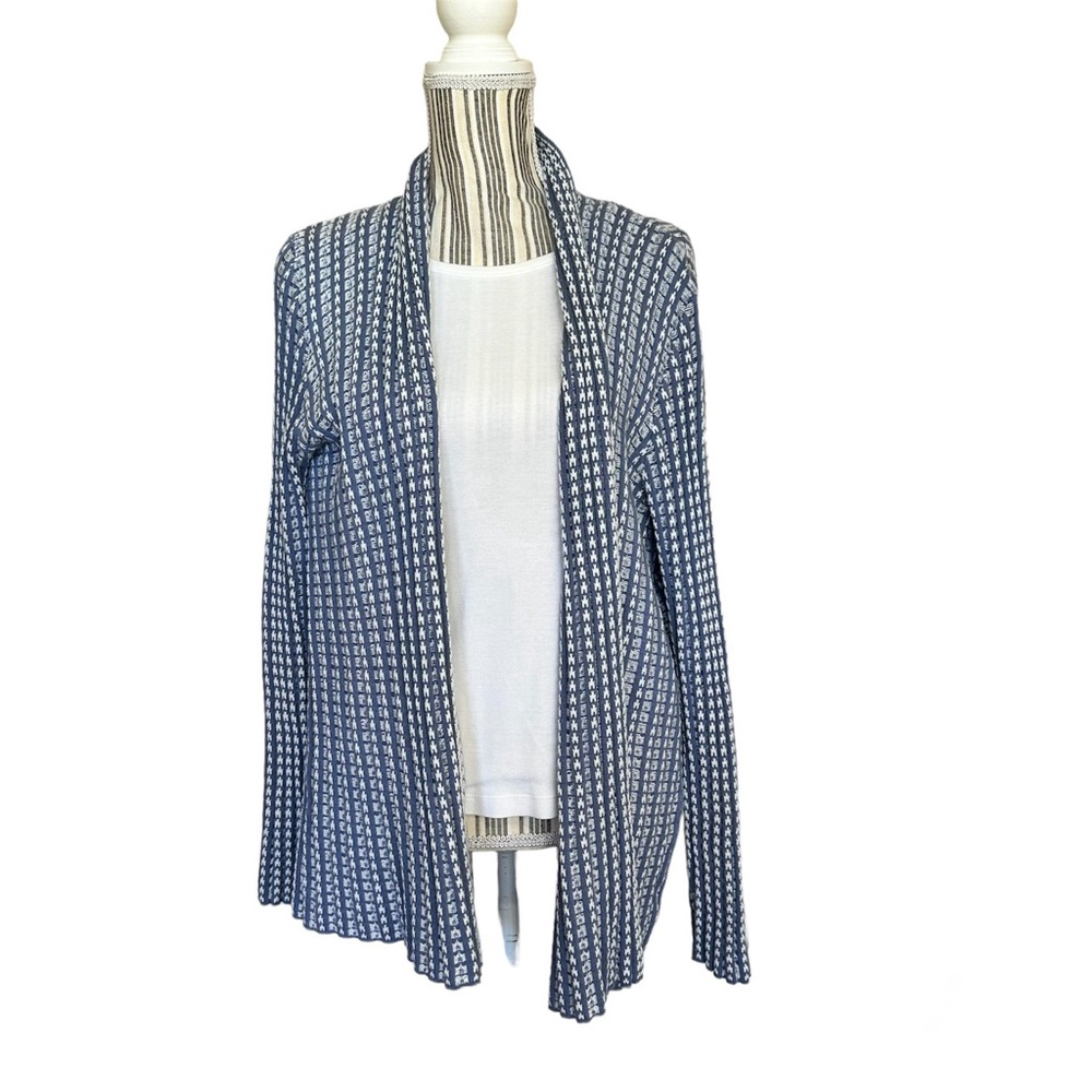 Kim Rogers Baby Blue Cozy Cardigan Stretch Sweater XL